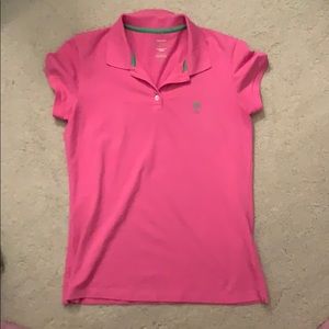 Pink Lilly Pulitzer Island Polo